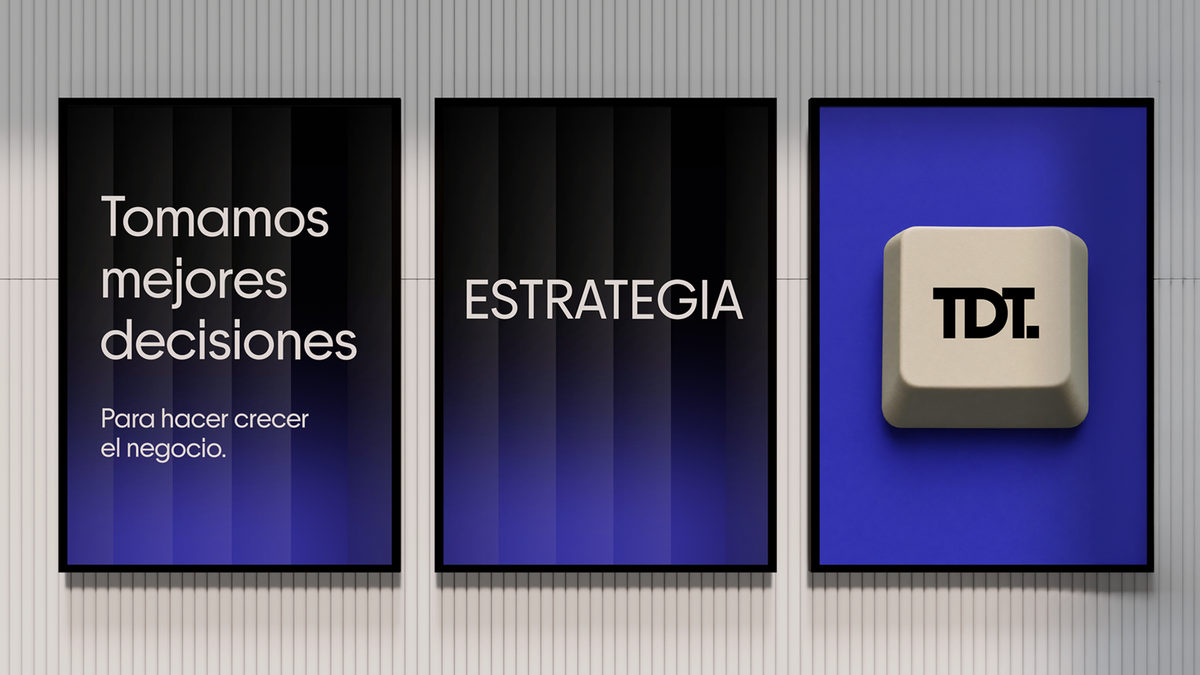 Composición gráfica sobre estrategia de The Digital Thinking