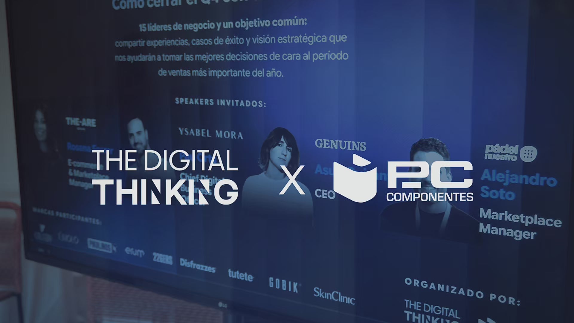 Vídeo del encuentro The Digital Thinking y PcComponentes